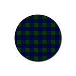 Barclay Tartan Rubber Coaster (Round)