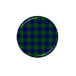 Barclay Tartan Hat Clip Ball Marker (4 pack)