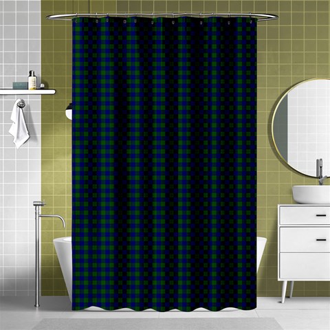 Barclay Tartan Shower Curtain 48  x 72  (Small) from ArtsNow.com Curtain(48  X 72 ) - 42.18 x64.8  Curtain(48  X 72 )