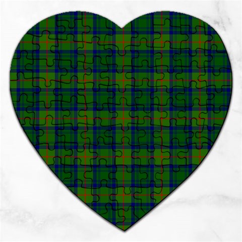 Cranstoun Tartan Jigsaw Puzzle (Heart) from ArtsNow.com Front