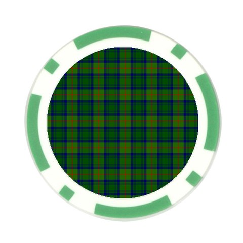 Cranstoun Tartan Poker Chip Card Guard from ArtsNow.com Front