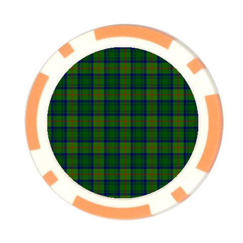 Cranstoun Tartan Poker Chip Card Guard (10 pack) from ArtsNow.com Front