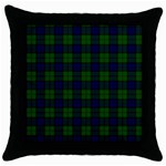 Dundas Tartan Throw Pillow Case (Black)