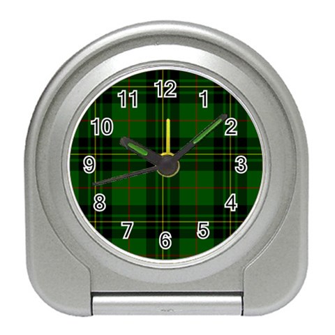 Forbes Tartan Desk Alarm Clock from ArtsNow.com Front