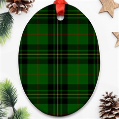 Forbes Tartan Oval Ornament (Two Sides) from ArtsNow.com Back