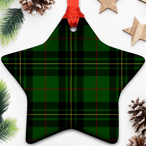 Forbes Tartan Ornament (Star) from ArtsNow.com Front