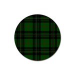 Forbes Tartan Rubber Coaster (Round)