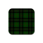 Forbes Tartan Rubber Square Coaster (4 pack)