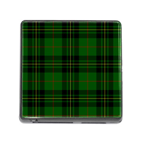 Forbes Tartan Memory Card Reader (Square) from ArtsNow.com Front