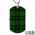 Forbes Tartan Dog Tag USB Flash (One Side)