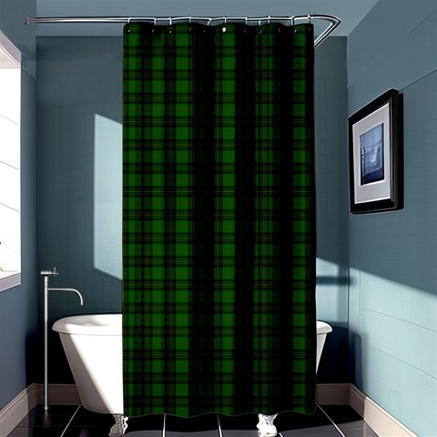 Forbes Tartan Shower Curtain 36  x 72  (Stall) from ArtsNow.com Curtain(36 X72 ) - 33.26 x66.24  Curtain(36 X72 )