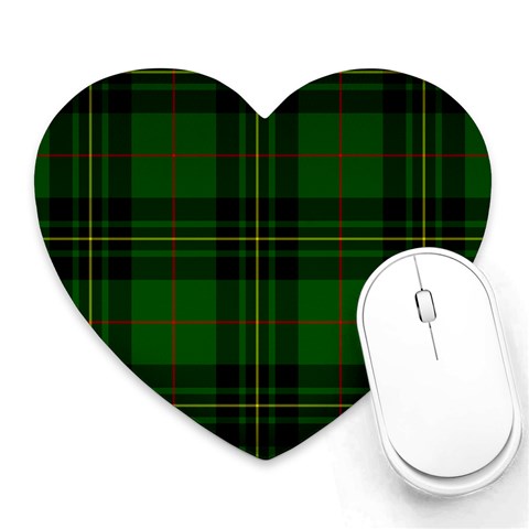 Forbes Tartan Heart Mousepad from ArtsNow.com Front