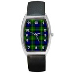 Gordon Tartan Barrel Style Metal Watch