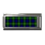 Gordon Tartan Superlink Italian Charm (9mm)