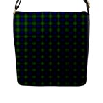 Gordon Tartan Flap Closure Messenger Bag (L)