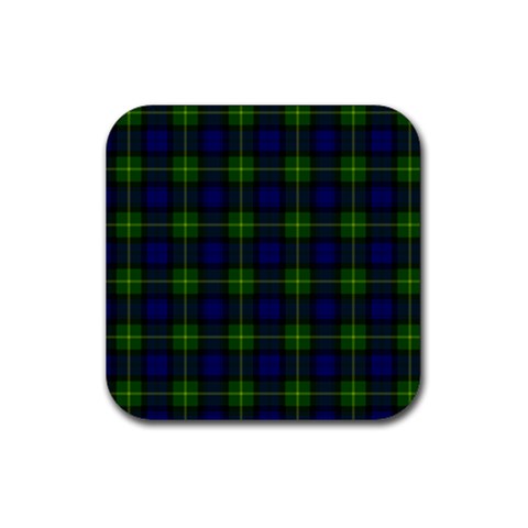 Gordon Tartan Rubber Coaster (Square) from ArtsNow.com Front