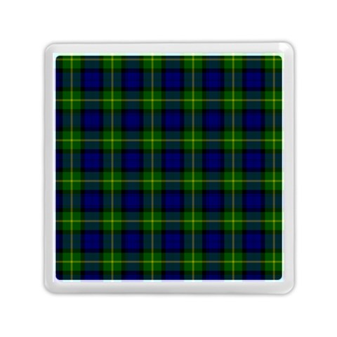 Gordon Tartan Memory Card Reader with Storage (Square) from ArtsNow.com Front