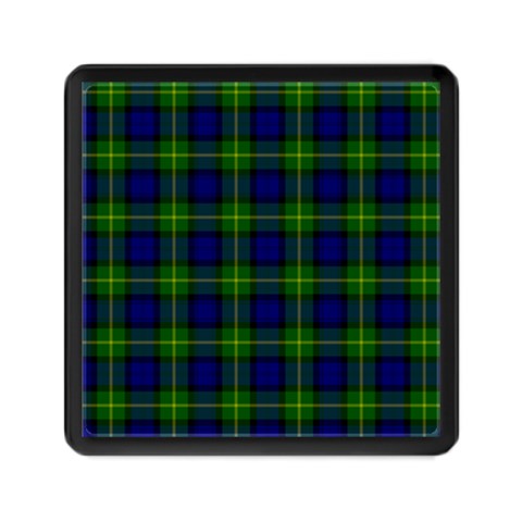 Gordon Tartan Memory Card Reader with Storage (Square) from ArtsNow.com Front