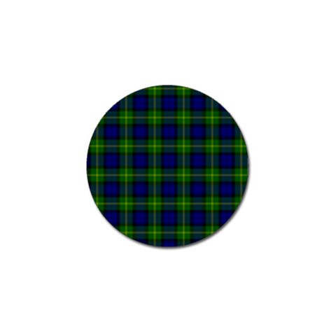 Gordon Tartan Golf Ball Marker from ArtsNow.com Front