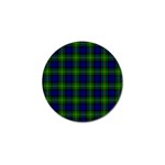 Gordon Tartan Golf Ball Marker