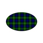 Gordon Tartan Sticker Oval (100 pack)