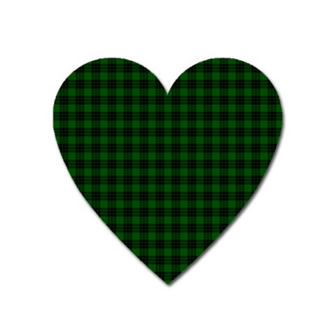 Graham Tartan Magnet (Heart) from ArtsNow.com Front