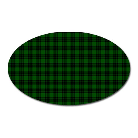 Graham Tartan Magnet (Oval) from ArtsNow.com Front