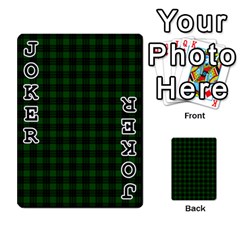 Graham Tartan Playing Cards 54 Designs from ArtsNow.com Front - Joker1