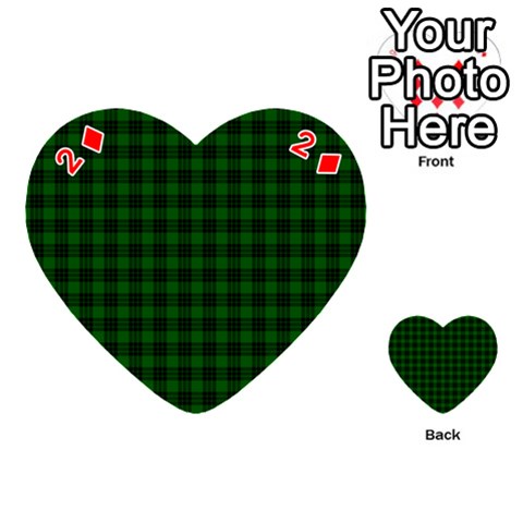 Graham Tartan Playing Cards 54 (Heart) from ArtsNow.com Front - Diamond2