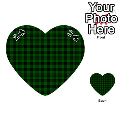 Graham Tartan Playing Cards 54 (Heart) from ArtsNow.com Front - Club2