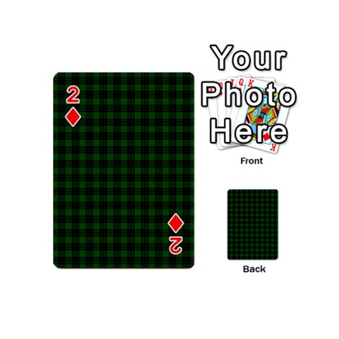 Graham Tartan Playing Cards 54 (Mini) from ArtsNow.com Front - Diamond2