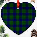 Johnston Tartan Ornament (Heart)