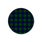 Johnston Tartan Rubber Round Coaster (4 pack)