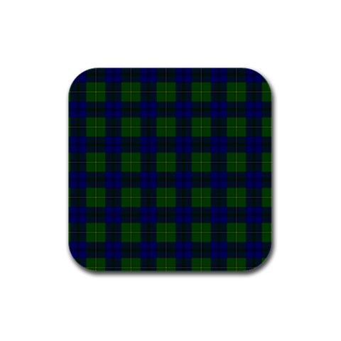 Johnston Tartan Rubber Square Coaster (4 pack) from ArtsNow.com Front