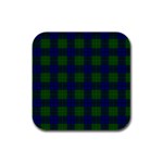 Johnston Tartan Rubber Square Coaster (4 pack)