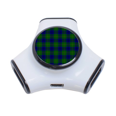 Johnston Tartan Portable USB Hub (One Side) from ArtsNow.com Front