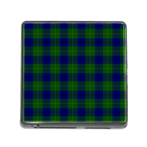 Johnston Tartan Memory Card Reader (Square) from ArtsNow.com Front