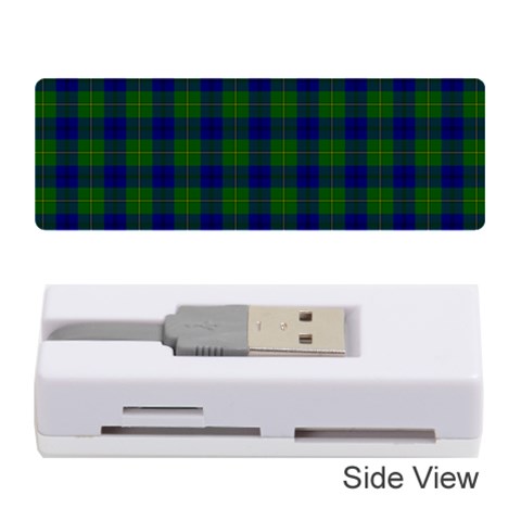 Johnston Tartan Memory Card Reader (Stick) from ArtsNow.com Front