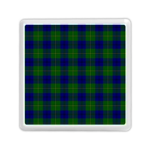 Johnston Tartan Memory Card Reader with Storage (Square) from ArtsNow.com Front