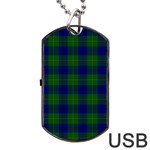 Johnston Tartan Dog Tag USB Flash (One Side)