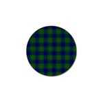 Johnston Tartan Golf Ball Marker