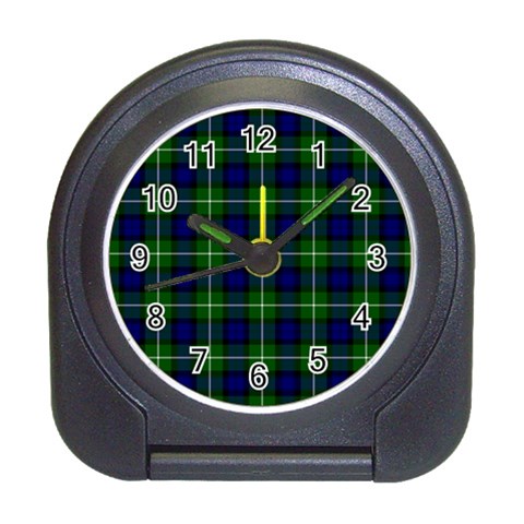 Lamont Tartan Desk Alarm Clock from ArtsNow.com Front