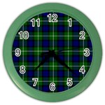 Lamont Tartan Color Wall Clock