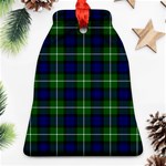 Lamont Tartan Bell Ornament (Two Sides)