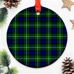 Lamont Tartan Ornament (Round)