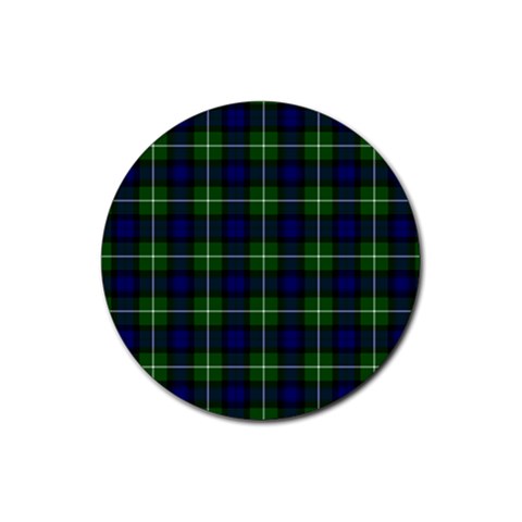 Lamont Tartan Rubber Coaster (Round) from ArtsNow.com Front