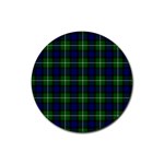 Lamont Tartan Rubber Round Coaster (4 pack)