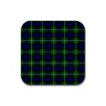 Lamont Tartan Rubber Square Coaster (4 pack)