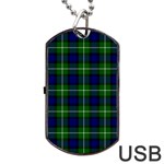 Lamont Tartan Dog Tag USB Flash (One Side)