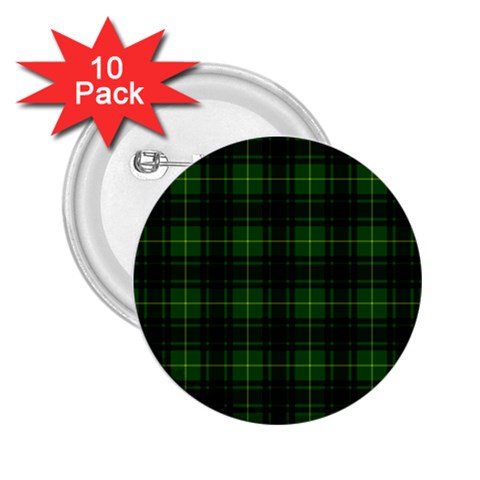 MacArthur Tartan 2.25  Button (10 pack) from ArtsNow.com Front